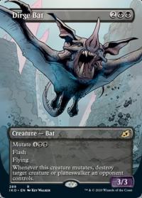 Dirge Bat (Showcase) - Ikoria (Collector Cards)