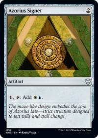 Azorius Signet - Commander: Kaldheim