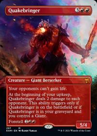 Quakebringer (Borderless) - Kaldheim (Collector Cards)