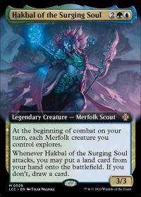 Hakbal of the Surging Soul (0029) (Extended Art) - Commander: The Lost Caverns of Ixalan (Collector Cards)