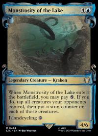 Monstrosity of the Lake (0424) (Showcase Scrolls) - Commander: Tales of Middle-earth (Collector Cards)