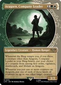 Aragorn, Company Leader (0316) (Showcase) - The Lord of the Rings: Tales of Middle-earth (Collector Cards)