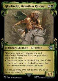 Glorfindel, Dauntless Rescuer (0622) (Showcase Scrolls) - The Lord of the Rings: Tales of Middle-earth (Collector Cards)