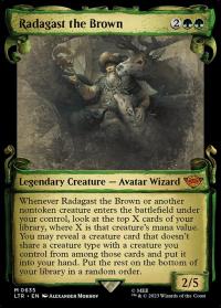 Radagast the Brown (0635) (Showcase Scrolls) - The Lord of the Rings: Tales of Middle-earth (Collector Cards)