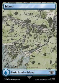 Island (0715) (Showcase Scrolls) - The Lord of the Rings: Tales of Middle-earth (Collector Cards)