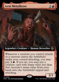 Arni Metalbrow (159) (Extended Art) - March of the Machine: Aftermath (Collector Cards)