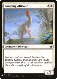 Looming Altisaur - Planeswalker Symbol