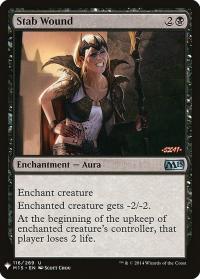 Stab Wound - Planeswalker Symbol
