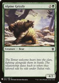Alpine Grizzly - Planeswalker Symbol