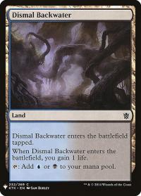 Dismal Backwater - Planeswalker Symbol