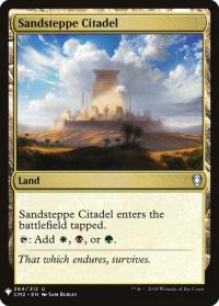 Sandsteppe Citadel (CM2) - Planeswalker Symbol