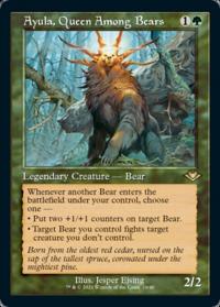 Ayula, Queen Among Bears (Foil Etched) - Modern Horizons 1 (Retro Frame, Foil Etched)