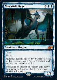 Murktide Regent (337) (Showcase Sketch) - Modern Horizons 2 (Variants)