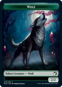 Wolf // Spider token - Commander: Midnight Hunt