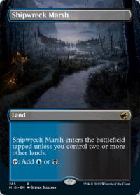Shipwreck Marsh (Borderless) - Innistrad: Midnight Hunt (Collector Cards)