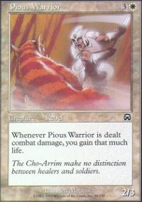 Pious Warrior - Mercadian Masques
