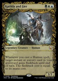 Katilda and Lier (449) (Showcase) (MOM Prerelease) - Commander: March of the Machine (Collector Cards)