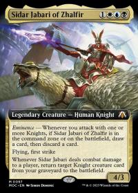 Sidar Jabari of Zhalfir (Extended Art) - Commander: March of the Machine (Collector Cards)