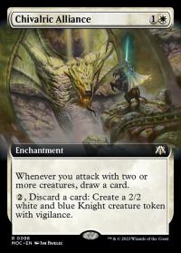 Chivalric Alliance (Extended Art) - Commander: March of the Machine (Collector Cards)