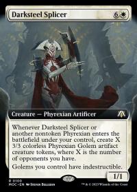 Darksteel Splicer (Extended Art) - Commander: March of the Machine (Collector Cards)