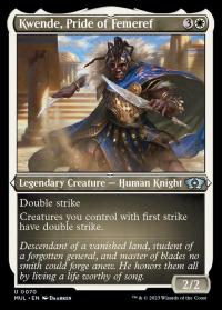 Kwende, Pride of Femeref (070) (Foil Etched) - Multiverse Legends (Collector Cards)