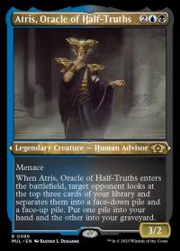 Atris, Oracle of Half-Truths (099) (Foil Etched) - Multiverse Legends (Collector Cards)