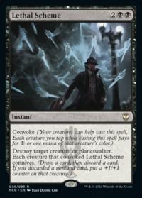 Lethal Scheme - Commander: New Capenna