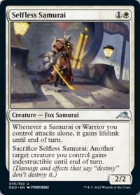 Selfless Samurai - Kamigawa: Neon Dynasty