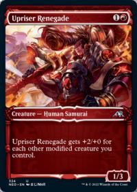 Upriser Renegade (324) (Showcase) - Kamigawa: Neon Dynasty (Collector Cards)