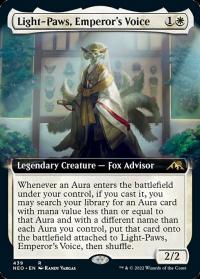 Light-Paws, Emperor's Voice (439) (Extended Art) - Kamigawa: Neon Dynasty (Collector Cards)