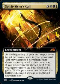 Spirit-Sister's Call (495) (Extended Art) - Kamigawa: Neon Dynasty (Collector Cards)