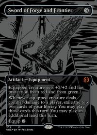Sword of Forge and Frontier (359) (Oilslick Foil) - Phyrexia: All Will Be One (Collector Cards)