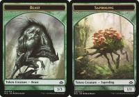 Beast Token // Saproling Token - Planechase Anthology