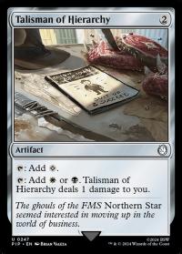 Talisman of Hierarchy - Magic: The Gathering - Fallout