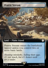 Prairie Stream (0503) (Extended Art) - Magic: The Gathering - Fallout (Collector Cards)