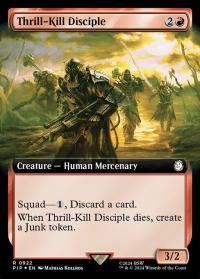 Thrill-Kill Disciple (0922) (Extended Art) (Surge Foil) - Magic: The Gathering - Fallout (Collector Cards)