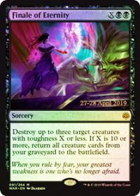 Finale of Eternity (WAR Prerelease) - Set Release Cards