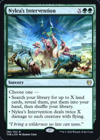 Nylea's Intervention (THB Prerelease) - Set Release Cards