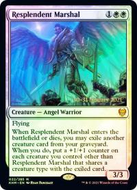 Resplendent Marshal (KHM Prerelease) - Set Release Cards