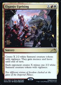 Eiganjo Uprising (NEO Prerelease) - Set Release Cards