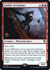 Defiler of Instinct (DMU Prerelease) - Set Release Cards