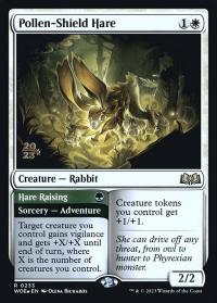 Pollen-Shield Hare (WOE Prerelease) - Set Release Cards