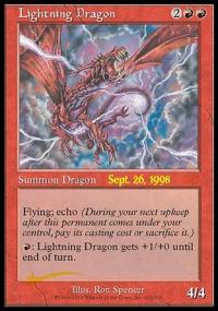 Lightning Dragon (USG Prerelease) **  - Set Release Cards