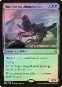 Smothering Abomination (BFZ Prerelease) - Set Release Cards