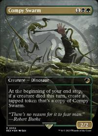 Compy Swarm (0034) (Embossed Foil) - Jurassic World Collection