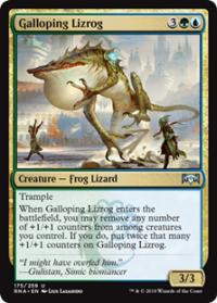 Galloping Lizrog - Ravnica Allegiance