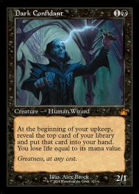 Dark Confidant (0323) (Retro Frame) - Ravnica Remastered (Collector Cards)