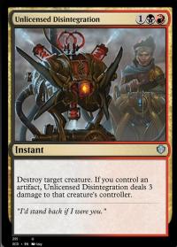 Unlicensed Disintegration - Starter Commander Decks