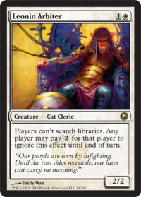 Leonin Arbiter - Scars of Mirrodin