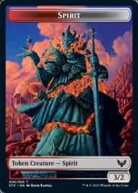 Spirit // Pest Double-sided Token - Strixhaven: School of Mages
